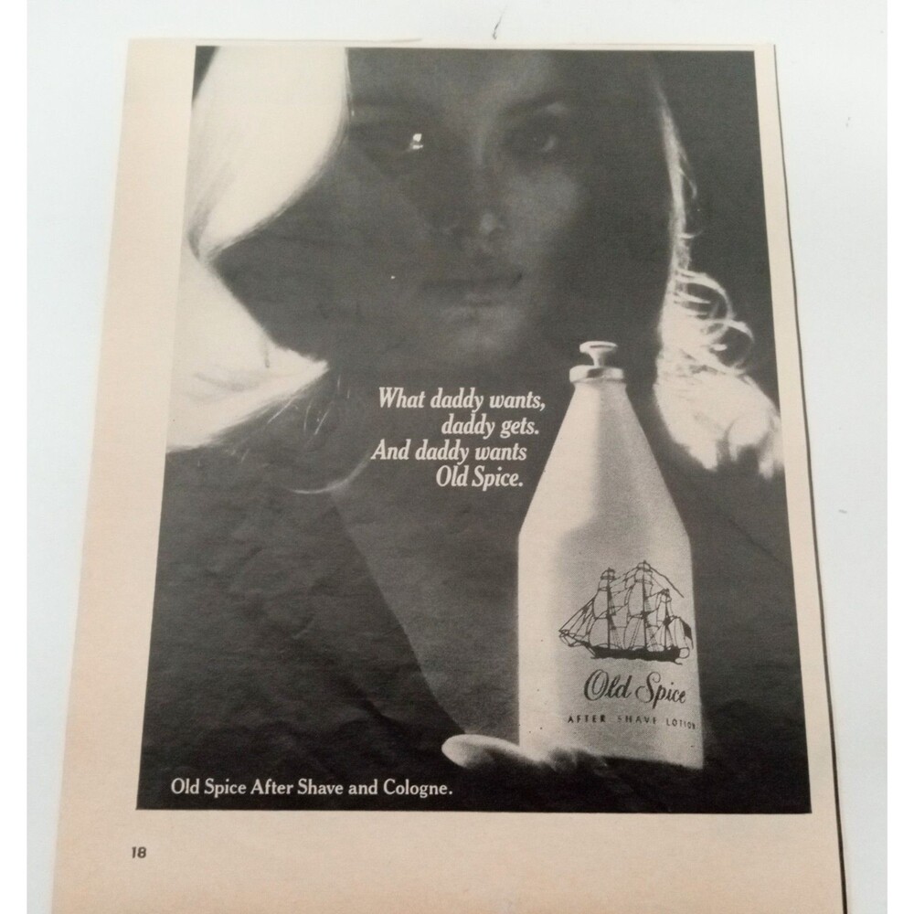 Vintage Old Spice Cologne Print Ad Advertising 1969